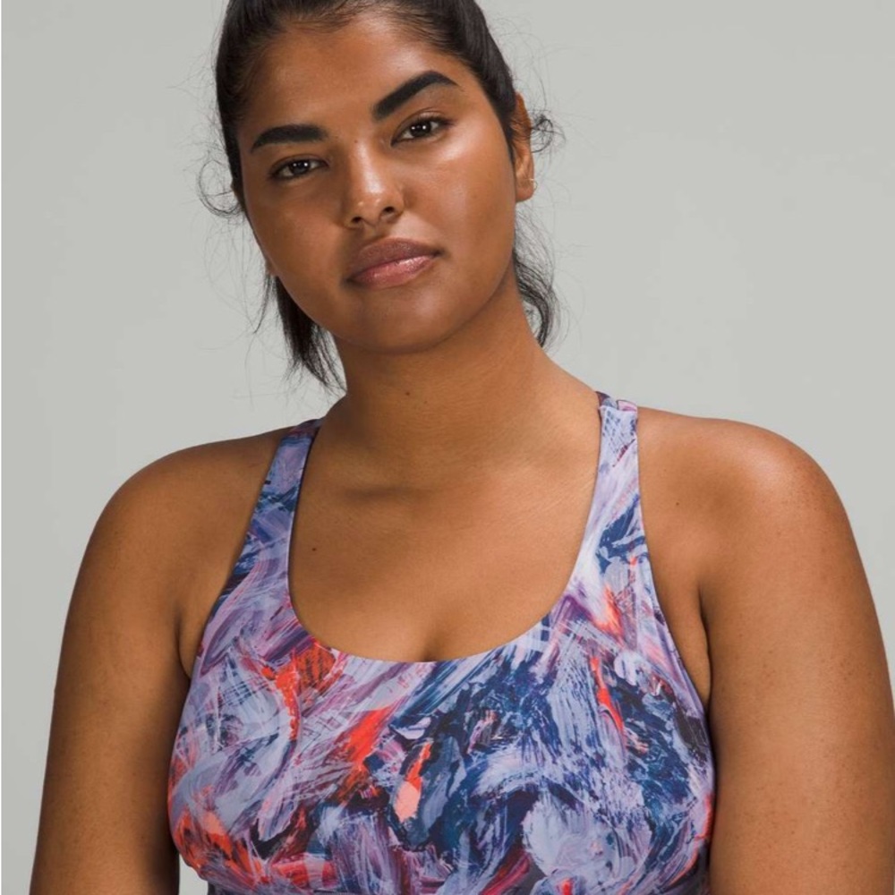 lululemon Energy Bra *Medium Support, B–D Cups - Atmospheric Purple Multi